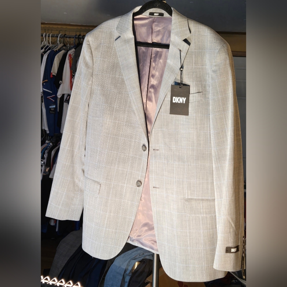 DKNY Men's Gray Blazer